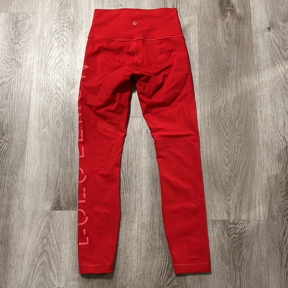 used once LIMITED EDITION lulu leggings - Picture 6 of 8
